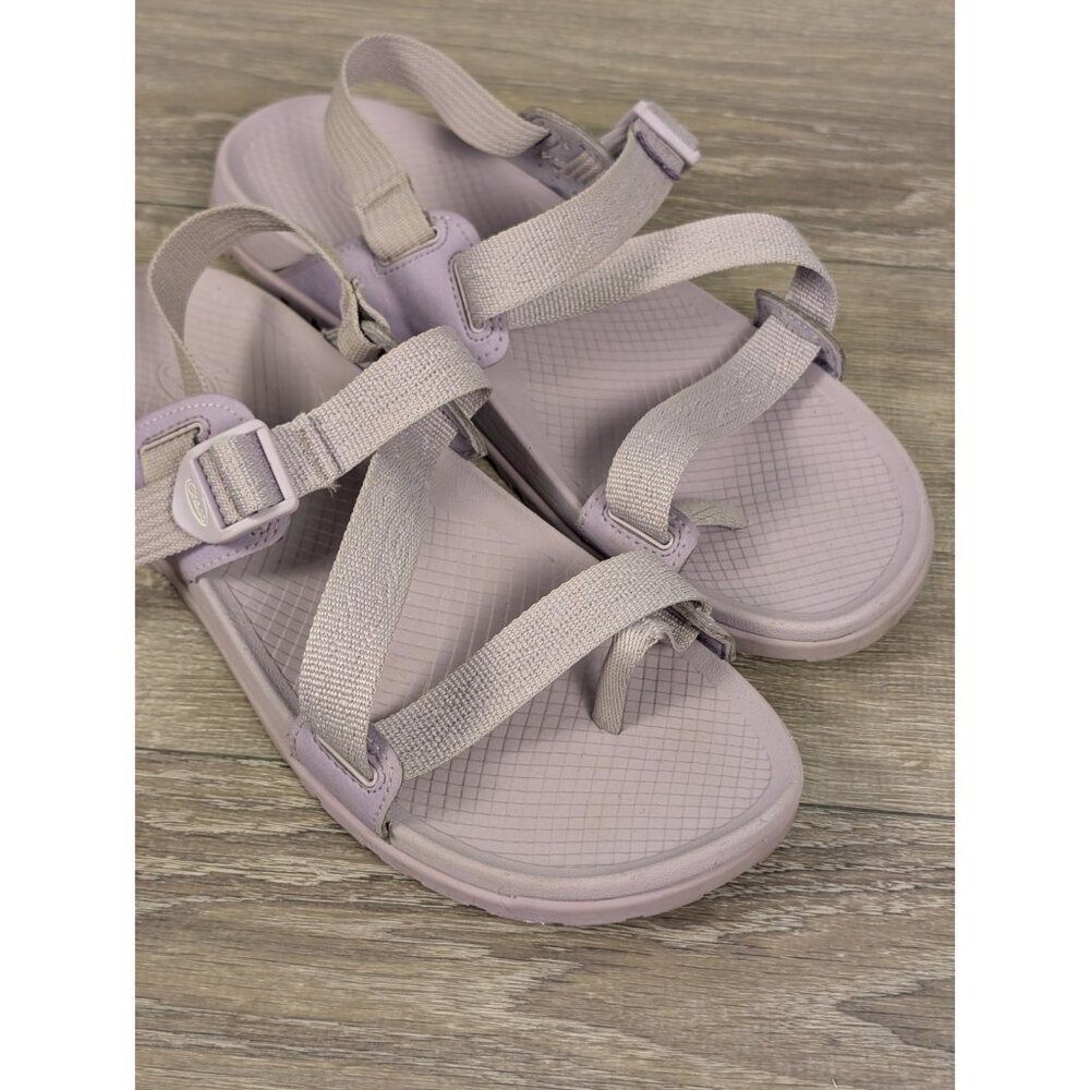 Chaco Lowdown Sandals Women 10 Purple Camping Water Hiking Beach Walk Adjustable - Picture 14 of 16